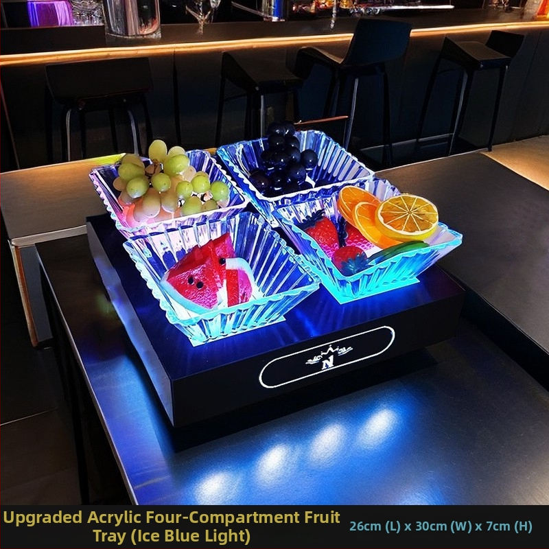 Akrilinė vaisių plokštelė laikiklis, paprastas stilius (Be prekės ženklo, Be importo)