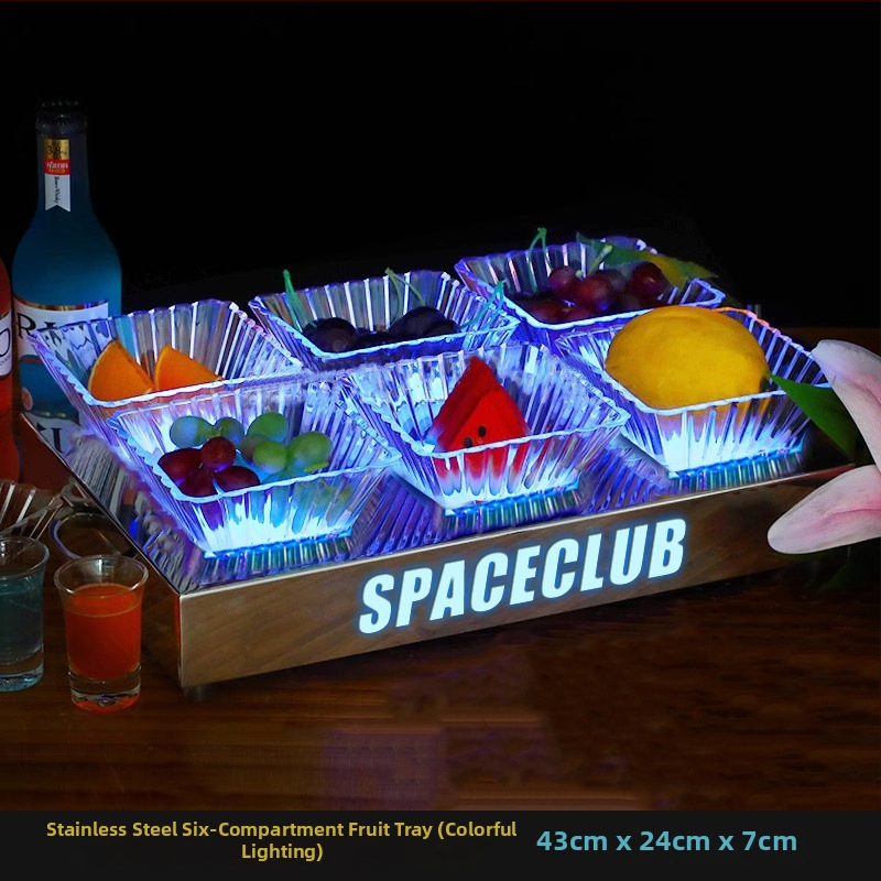 Akrilinė vaisių plokštelė laikiklis, paprastas stilius (Be prekės ženklo, Be importo)