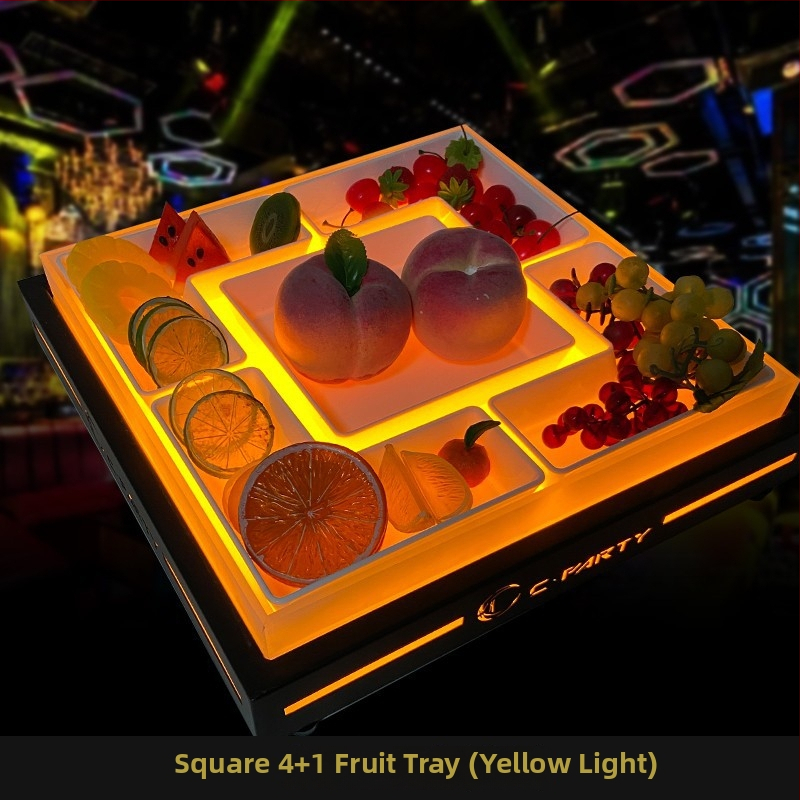 Akrilinė vaisių plokštelė laikiklis, paprastas stilius (Be prekės ženklo, Be importo)