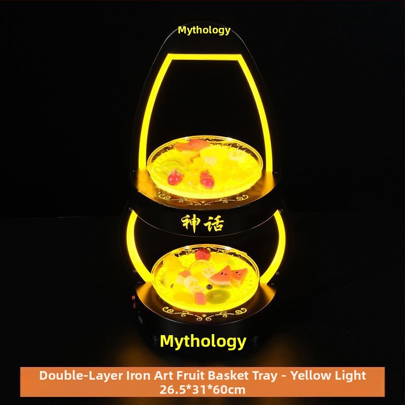 Akrilinė vaisių plokštelė laikiklis, paprastas stilius (Be prekės ženklo, Be importo)