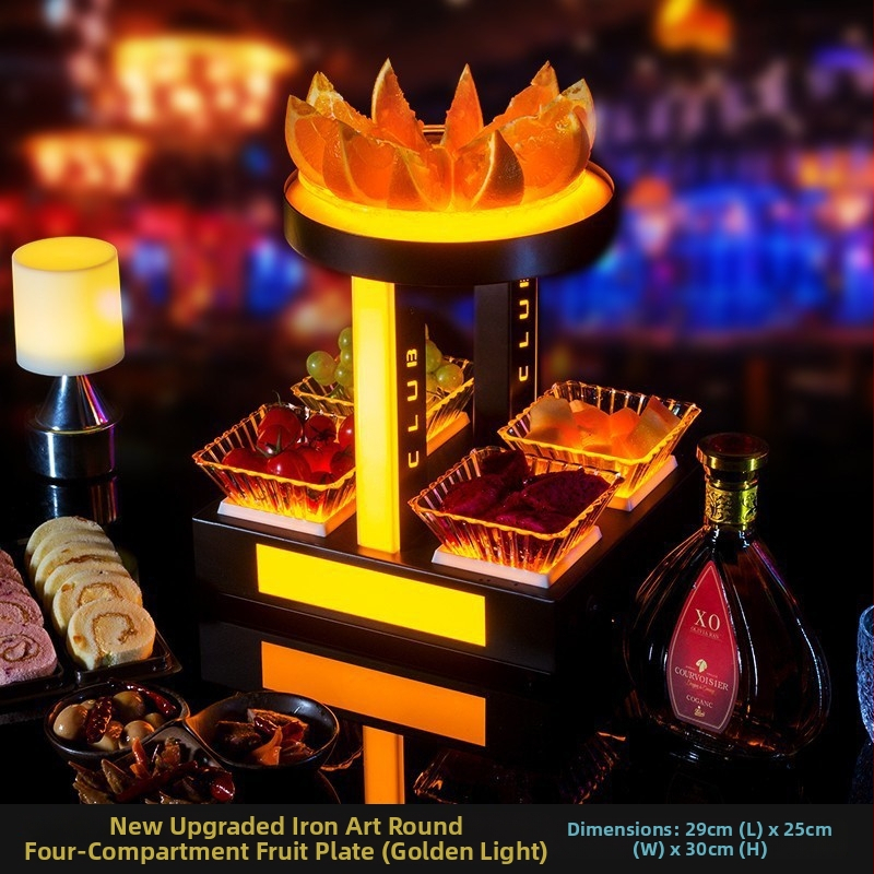 Akrilinė vaisių plokštelė laikiklis, paprastas stilius (Be prekės ženklo, Be importo)