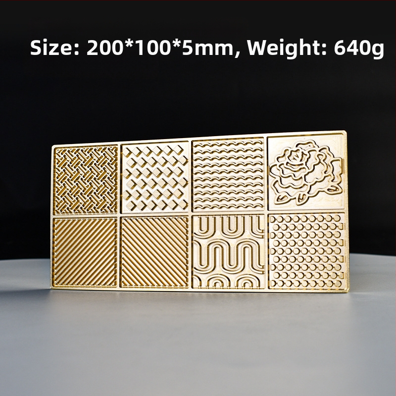 Jääkuubikute tempel kohandatud gravüüritud logoga, vask-pronksi sulam, CNC gravüürimine ja käsitsi poleerimine, ümmargune või ruudukujuline kuju, kaal 50 g