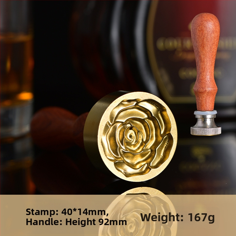 Jääkuubikute tempel kohandatud gravüüritud logoga, vask-pronksi sulam, CNC gravüürimine ja käsitsi poleerimine, ümmargune või ruudukujuline kuju, kaal 50 g