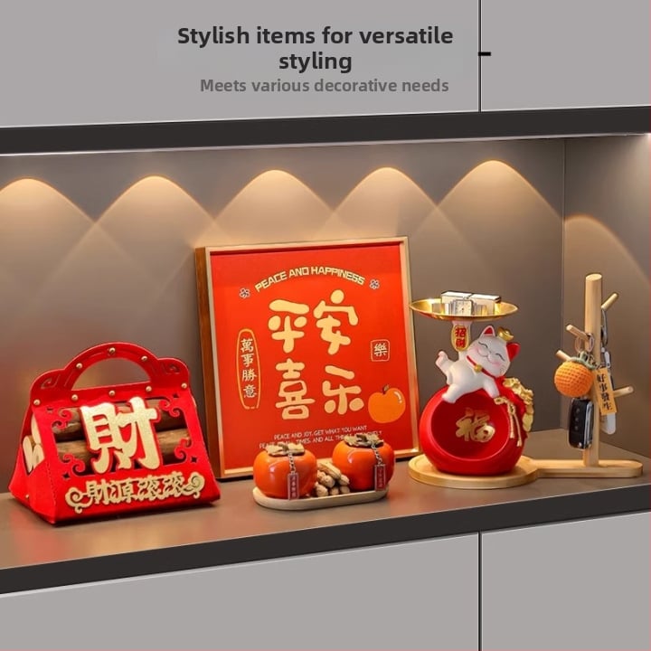 Φιγούρα Panda για αποθήκευση κλειδιών – διακοσμητικό ρητίνης σε cartoon στυλ για είσοδο και ντουλάπες σαλονιού (δωρο για νέο σπίτι)