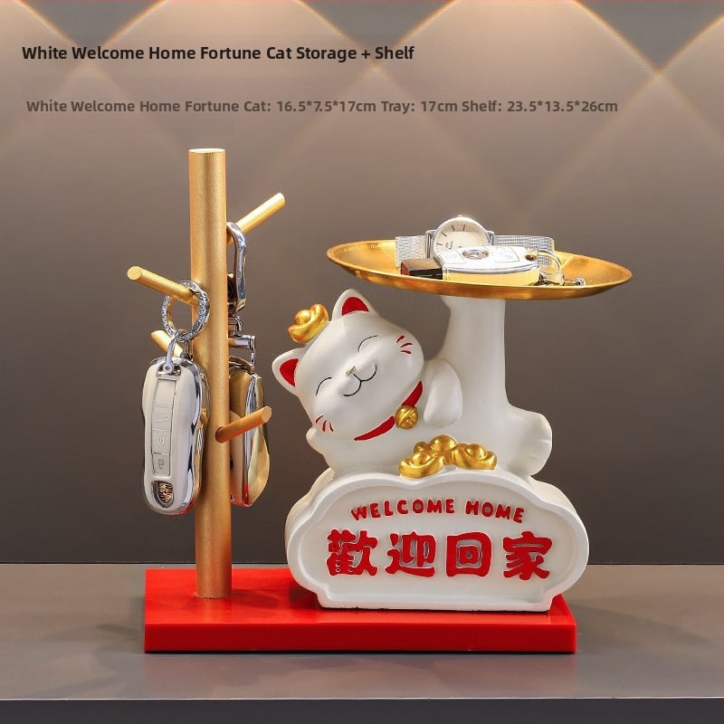 Φιγούρα Panda για αποθήκευση κλειδιών – διακοσμητικό ρητίνης σε cartoon στυλ για είσοδο και ντουλάπες σαλονιού (δωρο για νέο σπίτι)