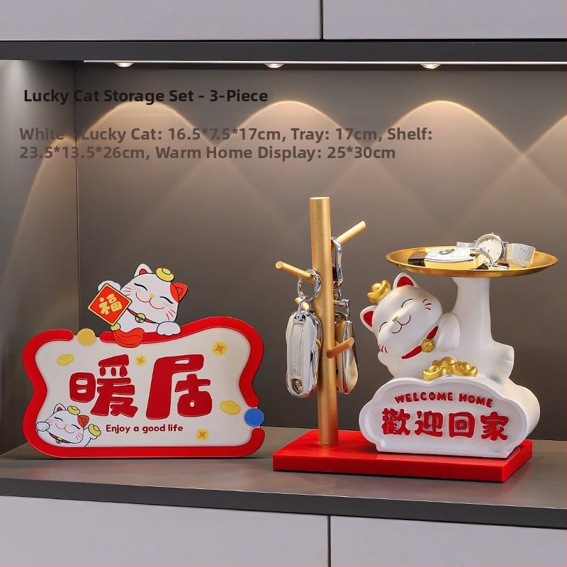 Φιγούρα Panda για αποθήκευση κλειδιών – διακοσμητικό ρητίνης σε cartoon στυλ για είσοδο και ντουλάπες σαλονιού (δωρο για νέο σπίτι)