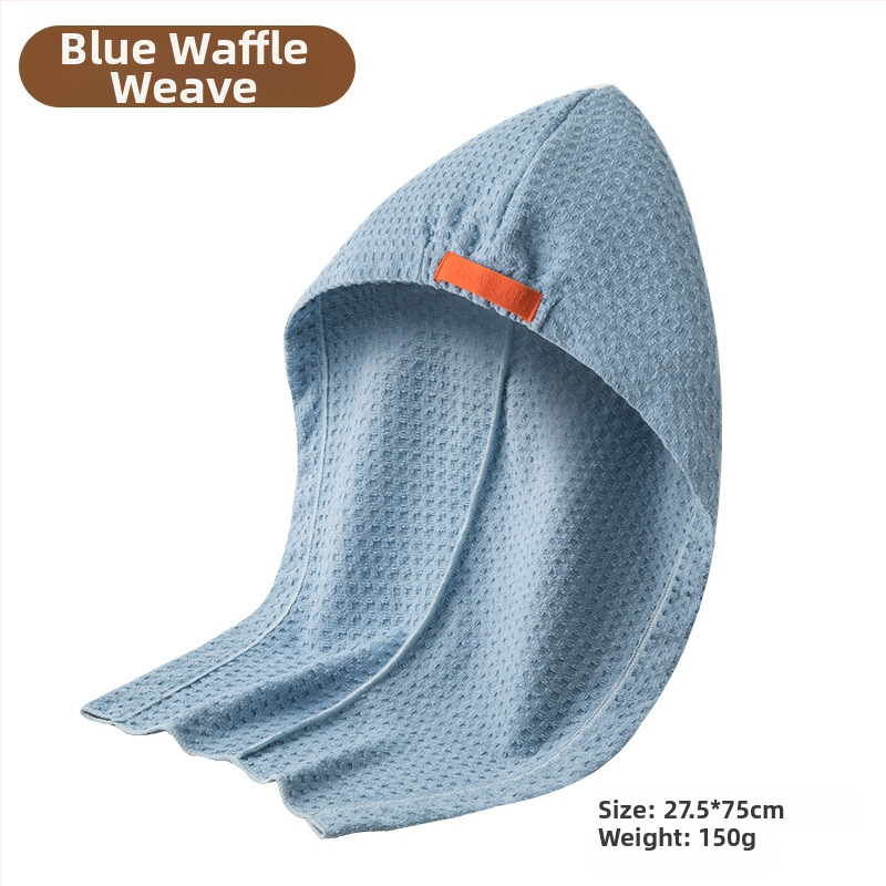 Μικροϊνών καπέλο στεγνώματος μαλλιών, ζακάρντ βάφλα ύφανση, 120–139 g