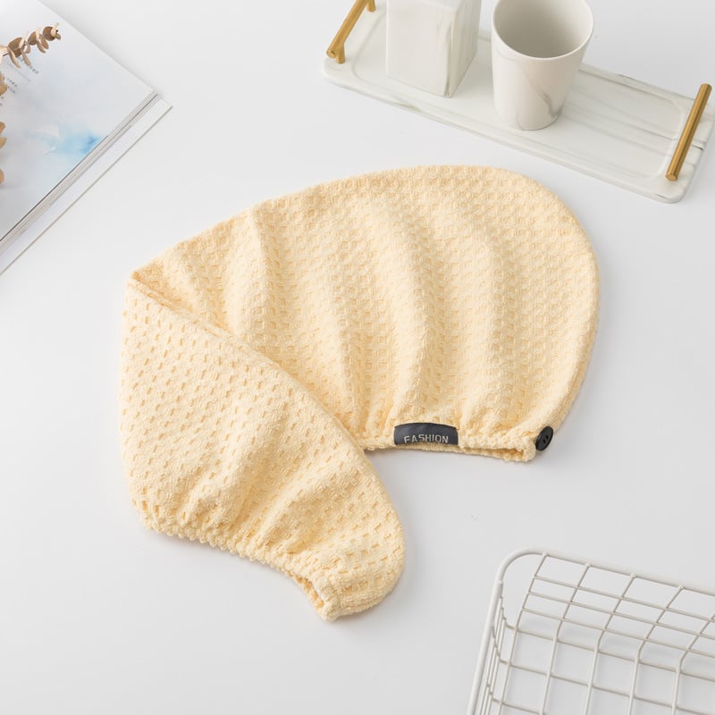 Μικροϊνών καπέλο στεγνώματος μαλλιών, ζακάρντ βάφλα ύφανση, 120–139 g