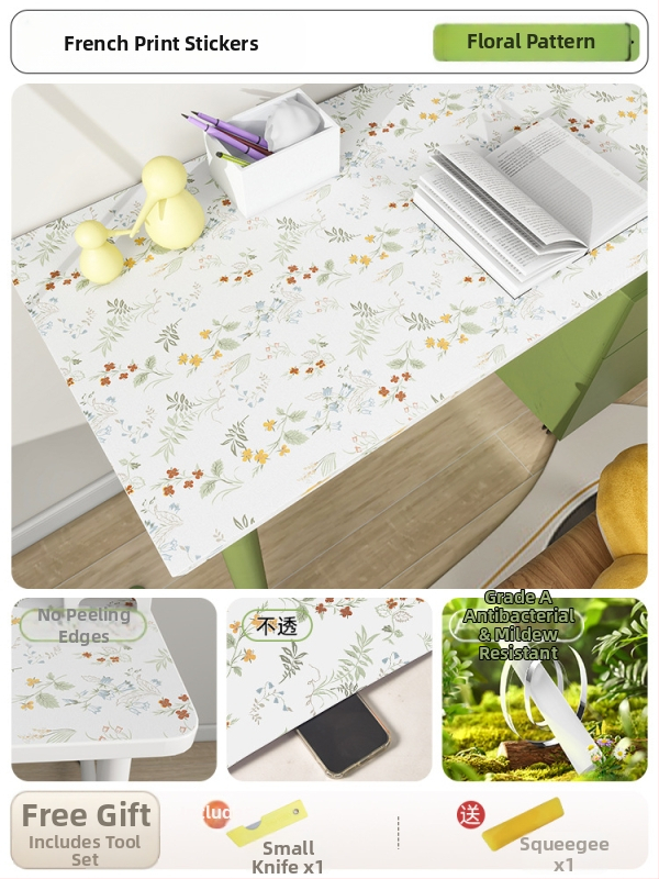 Sticker de perete cu plante – PVC, rezistent la temperaturi înalte, impermeabil, rezistent la ulei, model cu plante.