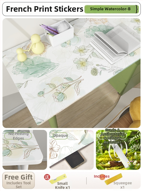 Sticker de perete cu plante – PVC, rezistent la temperaturi înalte, impermeabil, rezistent la ulei, model cu plante.