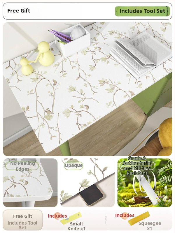 Sticker de perete cu plante – PVC, rezistent la temperaturi înalte, impermeabil, rezistent la ulei, model cu plante.