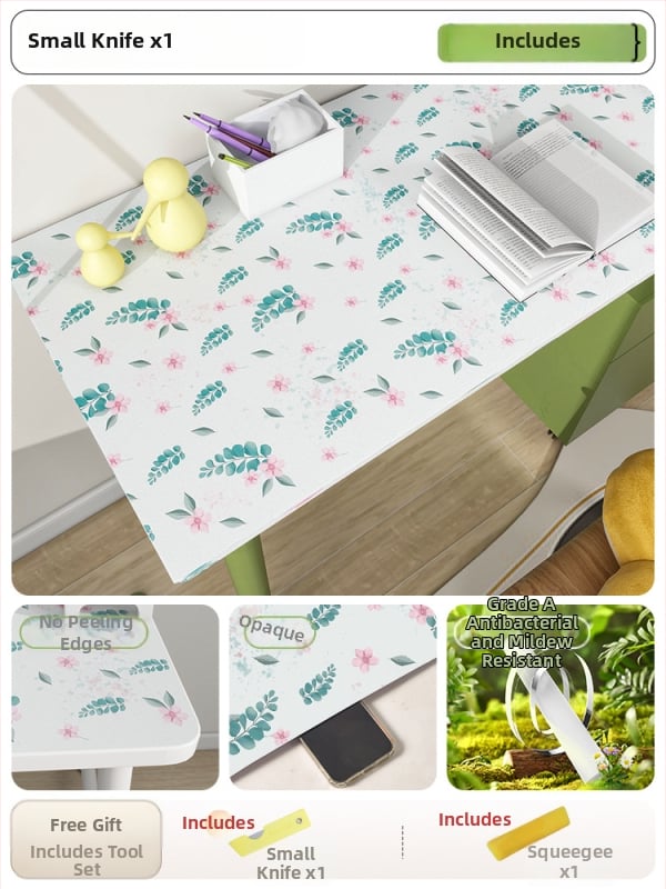 Sticker de perete cu plante – PVC, rezistent la temperaturi înalte, impermeabil, rezistent la ulei, model cu plante.