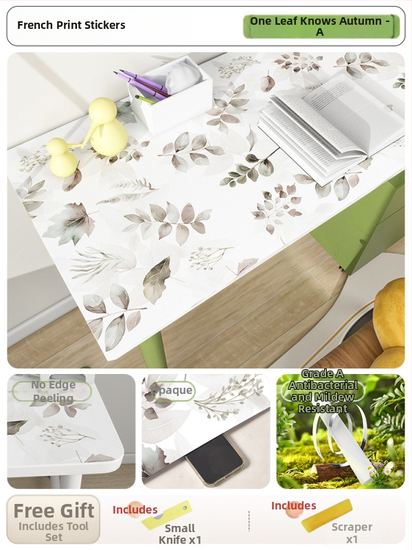 Sticker de perete cu plante – PVC, rezistent la temperaturi înalte, impermeabil, rezistent la ulei, model cu plante.