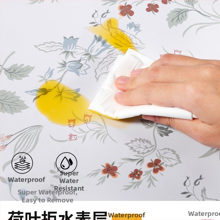 Sticker de perete cu plante – PVC, rezistent la temperaturi înalte, impermeabil, rezistent la ulei, model cu plante.