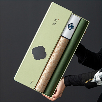 Αξεσουάρ τελετής τσαγιού – ύφασμα, κινεζικού στυλ, εκτύπωση λογότυπου, σε συσκευασία δώρου