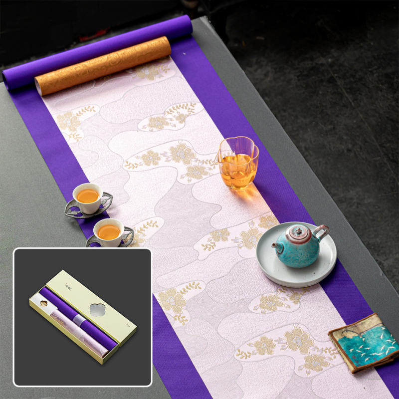 Αξεσουάρ τελετής τσαγιού – ύφασμα, κινεζικού στυλ, εκτύπωση λογότυπου, σε συσκευασία δώρου