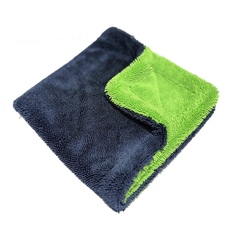 Dviejų pusių storas mikropluošto automobilių rankšluostis — be žymių, didelis sugeriamumas, daugiafunkcinis, galimybė užsakyti logotipą