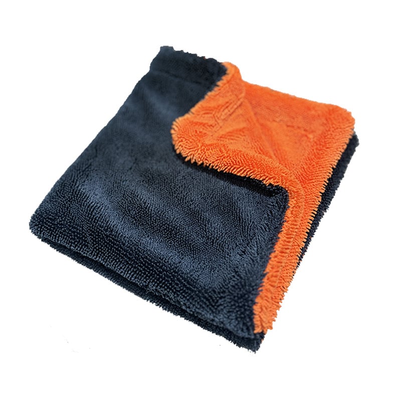 Dviejų pusių storas mikropluošto automobilių rankšluostis — be žymių, didelis sugeriamumas, daugiafunkcinis, galimybė užsakyti logotipą