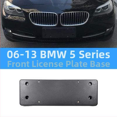 BMW 5 серия: база за регистрационен номер за преден и заден монтаж със скоби и GT рамка