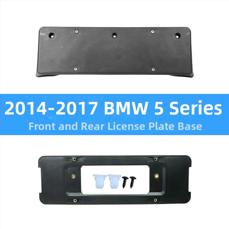 BMW 5 серия: база за регистрационен номер за преден и заден монтаж със скоби и GT рамка