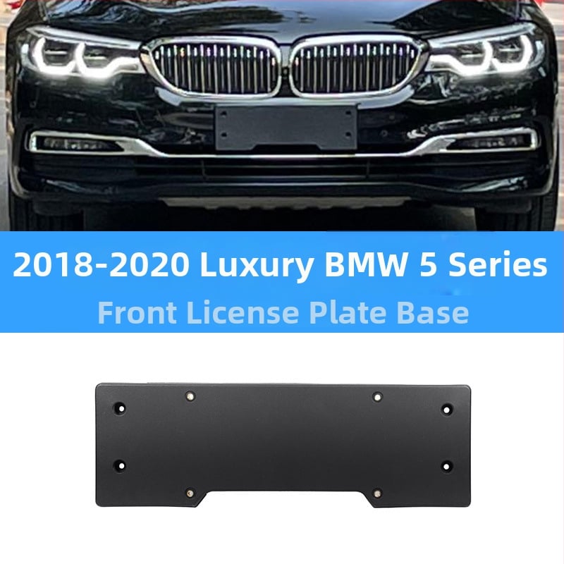 BMW 5 серия: база за регистрационен номер за преден и заден монтаж със скоби и GT рамка