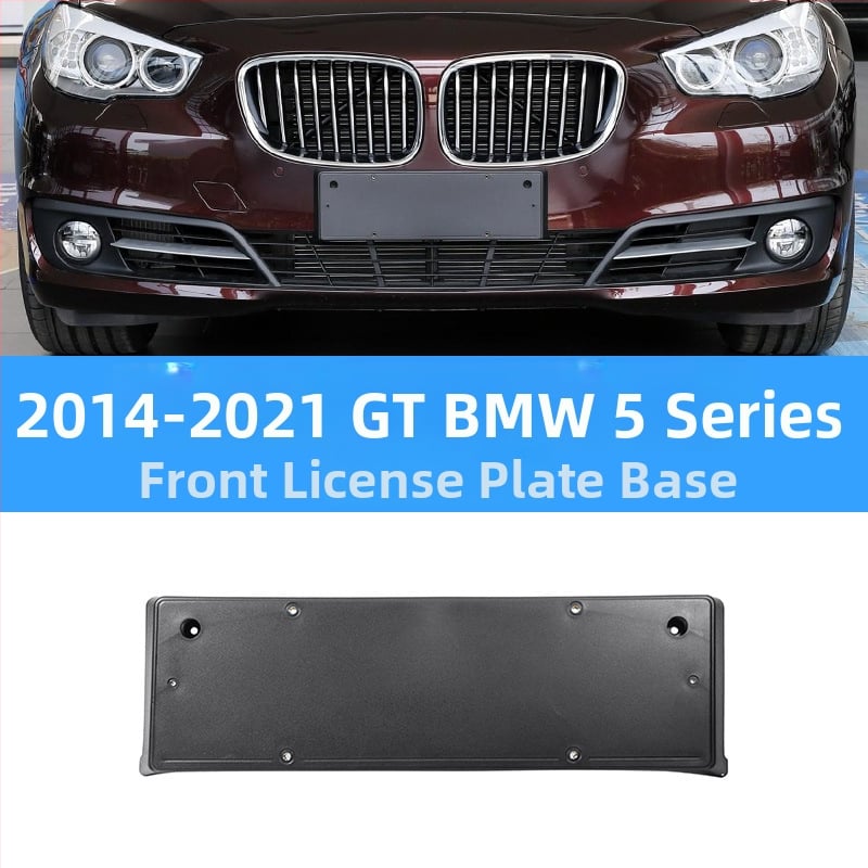 BMW 5 серия: база за регистрационен номер за преден и заден монтаж със скоби и GT рамка