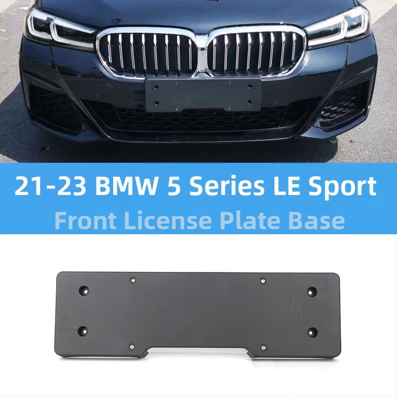 BMW 5 серия: база за регистрационен номер за преден и заден монтаж със скоби и GT рамка