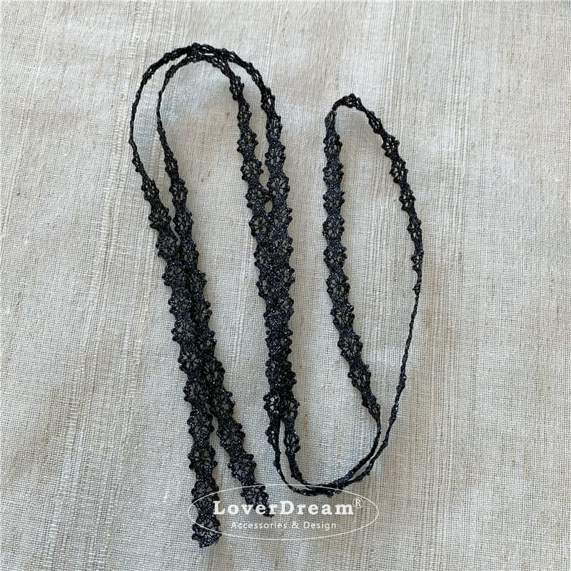 Vaikų kaklo papuošalas su grybų motyvu ir gėlėtu audiniu, mišrios medžiagos, animacinis stilius, pritaikomas