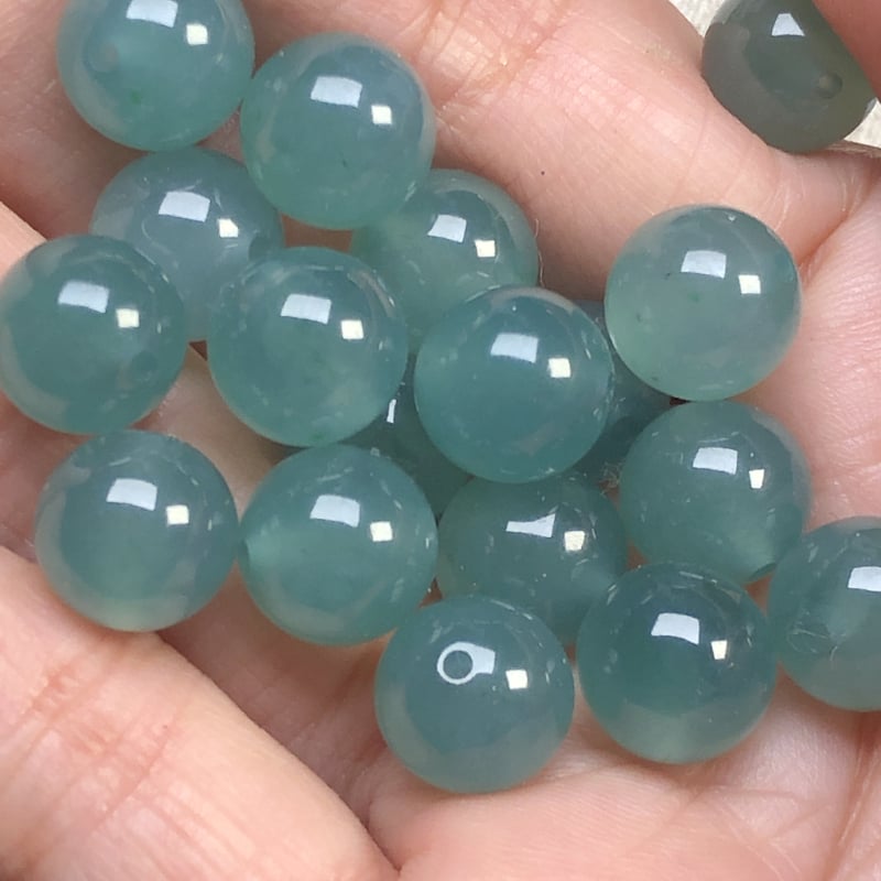 Жадеит А-клас Старо находище – ледено-прозрачни мъниста за DIY бижута