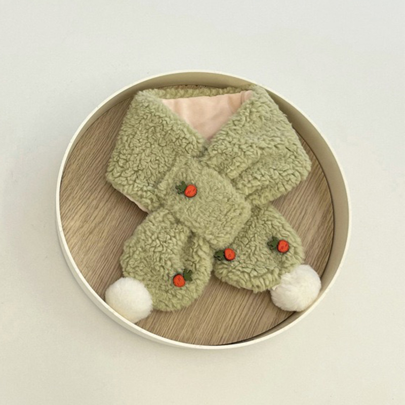 Bērnu šalle no plīša, ziemas sezonai, taisnstūra formā, izšūta, pielāgojama