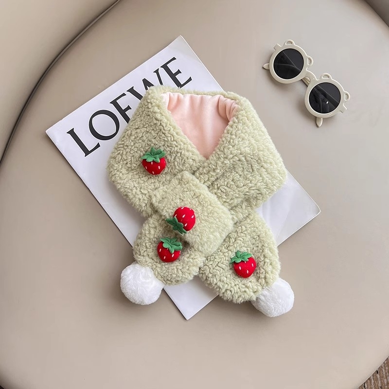 Bērnu šalle no plīša, ziemas sezonai, taisnstūra formā, izšūta, pielāgojama