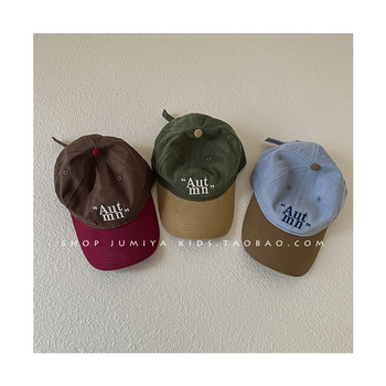 Vaikiška beisbolo kepurė, medvilnės mišinio audinys, išlenktas snapelis, kupolinė karūna, 2–6 metų amžiui, saulės apsauga