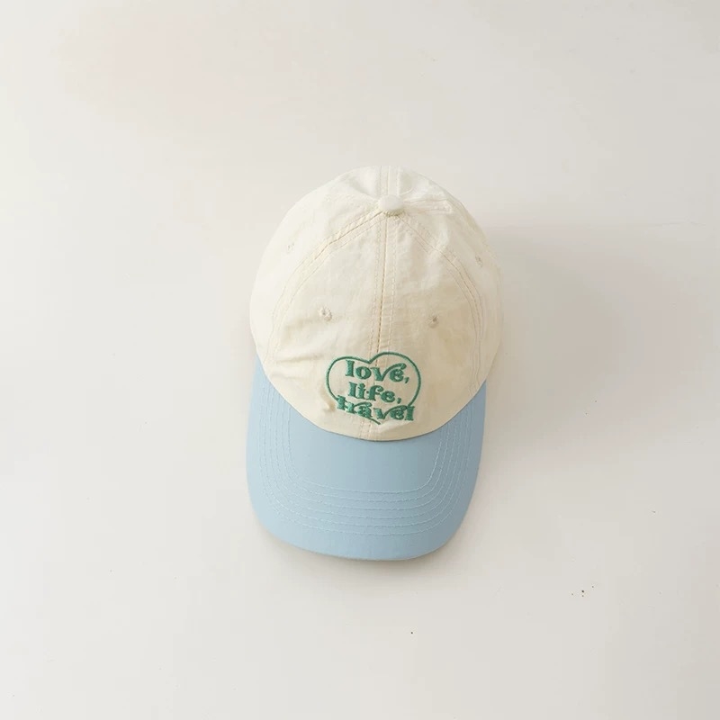 Vaikiška beisbolo kepurė, medvilnės mišinio audinys, išlenktas snapelis, kupolinė karūna, 2–6 metų amžiui, saulės apsauga