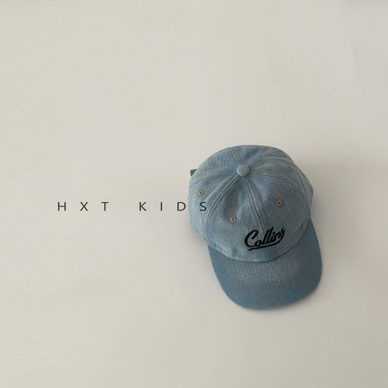 Vaikiška beisbolo kepurė, medvilnės mišinio audinys, išlenktas snapelis, kupolinė karūna, 2–6 metų amžiui, saulės apsauga