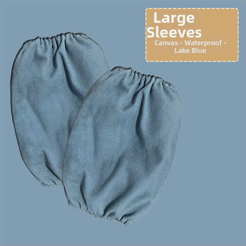 Lastele mõeldud maalimise varrukad, 100% puuvill, veekindel kanvas, hingavad, ühes toonis, logoga trükk