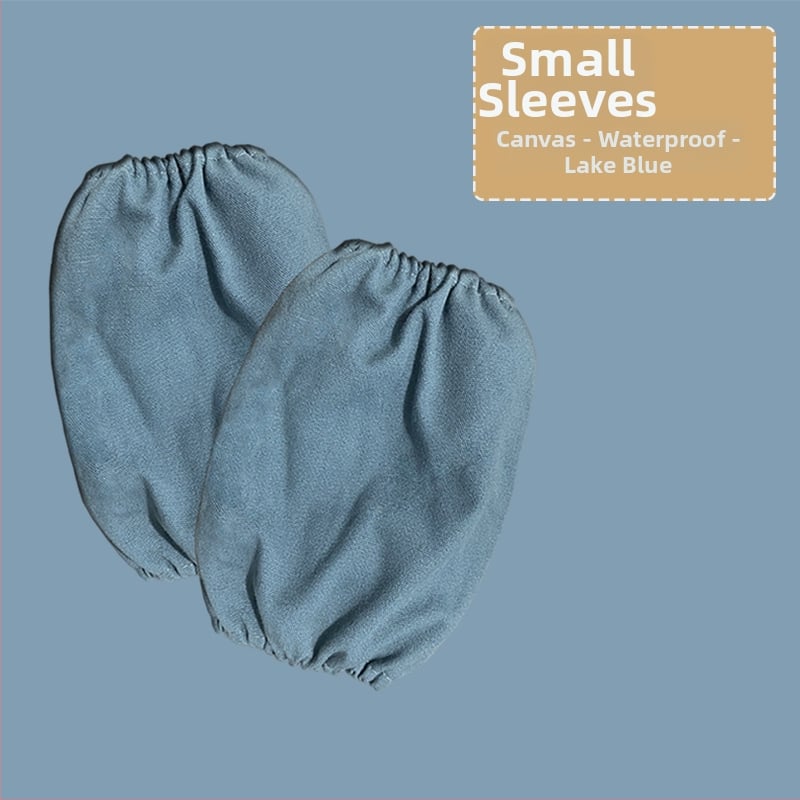 Lastele mõeldud maalimise varrukad, 100% puuvill, veekindel kanvas, hingavad, ühes toonis, logoga trükk