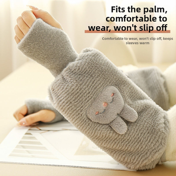 Dviejų vienetų pirštinės ir rankos apsauga – šiluma ir antišvarumų, matinė apdaila, originalus dizainas, Warm Fish prekės ženklas, 13 metų ir vyresni