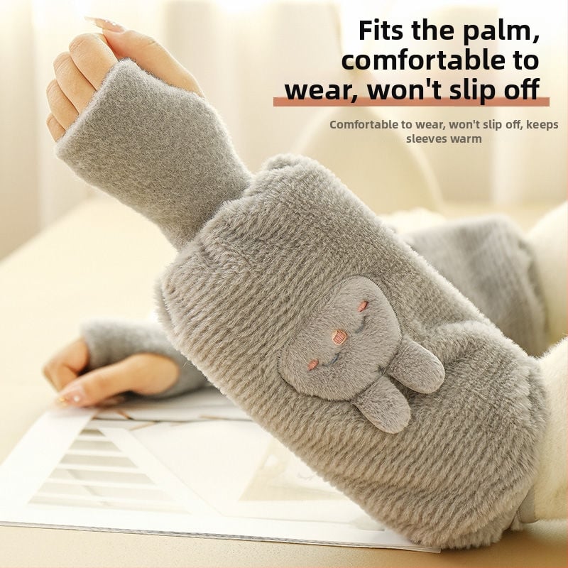 Dviejų vienetų pirštinės ir rankos apsauga – šiluma ir antišvarumų, matinė apdaila, originalus dizainas, Warm Fish prekės ženklas, 13 metų ir vyresni