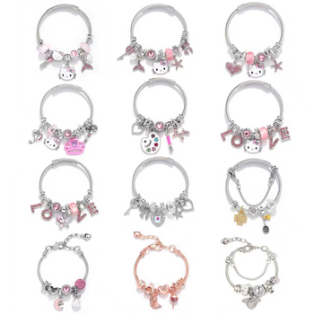 Детска гривна в корейски стил, плодна форма, цинков сплав, електропокритие, унисекс