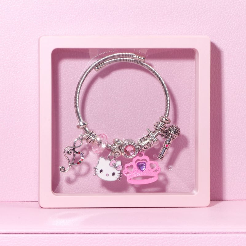 Детска гривна в корейски стил, плодна форма, цинков сплав, електропокритие, унисекс