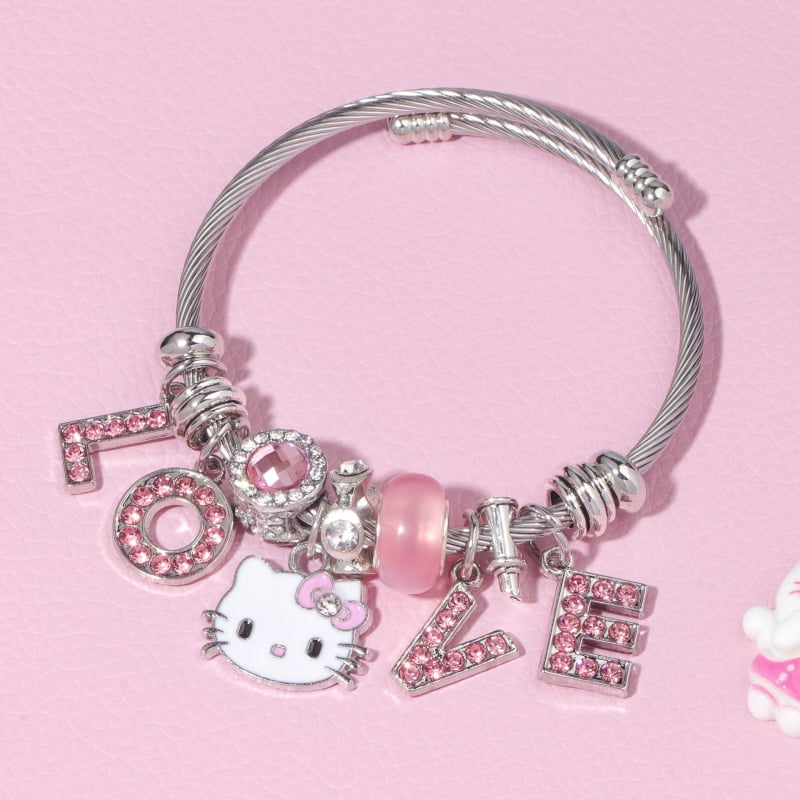 Детска гривна в корейски стил, плодна форма, цинков сплав, електропокритие, унисекс