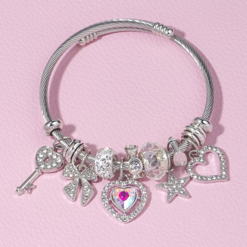 Детска гривна в корейски стил, плодна форма, цинков сплав, електропокритие, унисекс