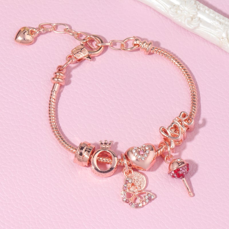 Детска гривна в корейски стил, плодна форма, цинков сплав, електропокритие, унисекс