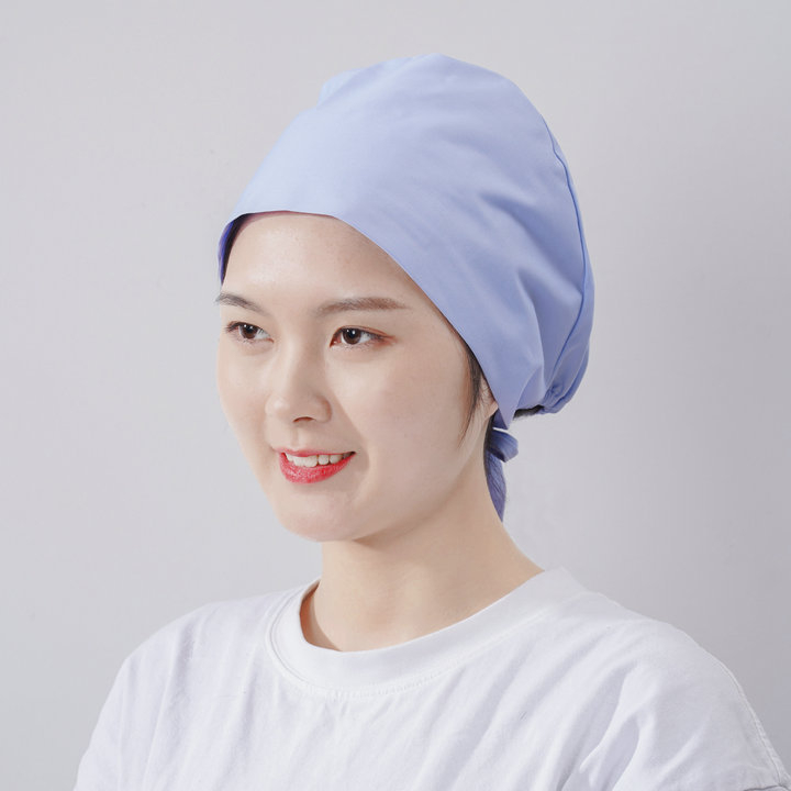 Șapcă chirurgicală unisex, imprimeu floral, poliester-cotton, vârf plat, margine, pentru toate anotimpurile