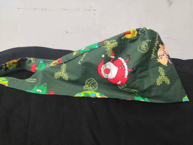 Șapcă chirurgicală unisex, imprimeu floral, poliester-cotton, vârf plat, margine, pentru toate anotimpurile