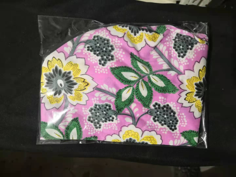 Șapcă chirurgicală unisex, imprimeu floral, poliester-cotton, vârf plat, margine, pentru toate anotimpurile