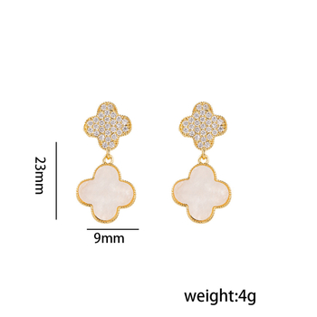 Set de bijuterii geometric: colier și cercei din oțel titan cu acoperire diamantată; lanț O; pandantiv din oțel titan; stil lux ușor.