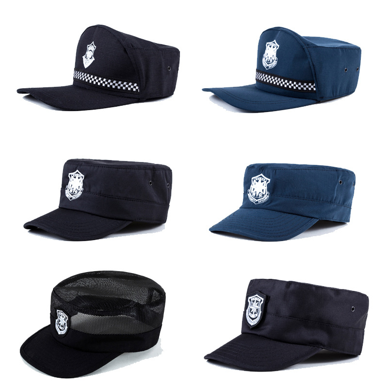 Șapcă de securitate cu cozoroc – unisex, lână/felt, țesătură twill, monocromă, brodată