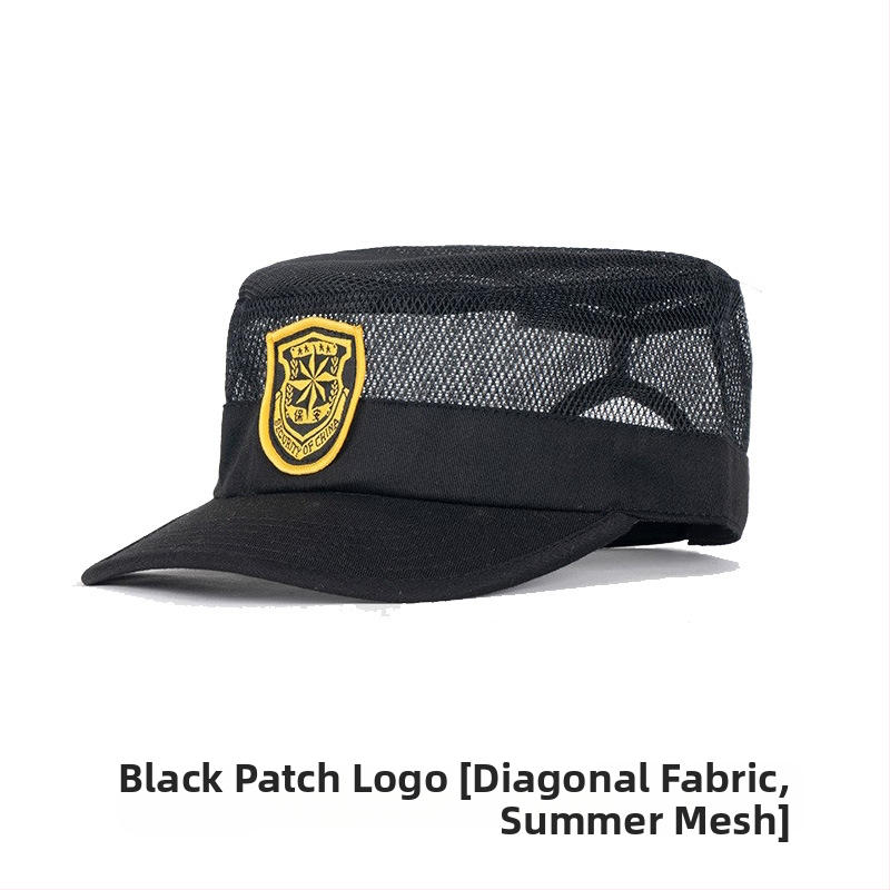 Bezpečnostná šiltovka s kupolou – unisex, vlnený/filcový materiál, twillové tkanie, jednofarebná, výšivka