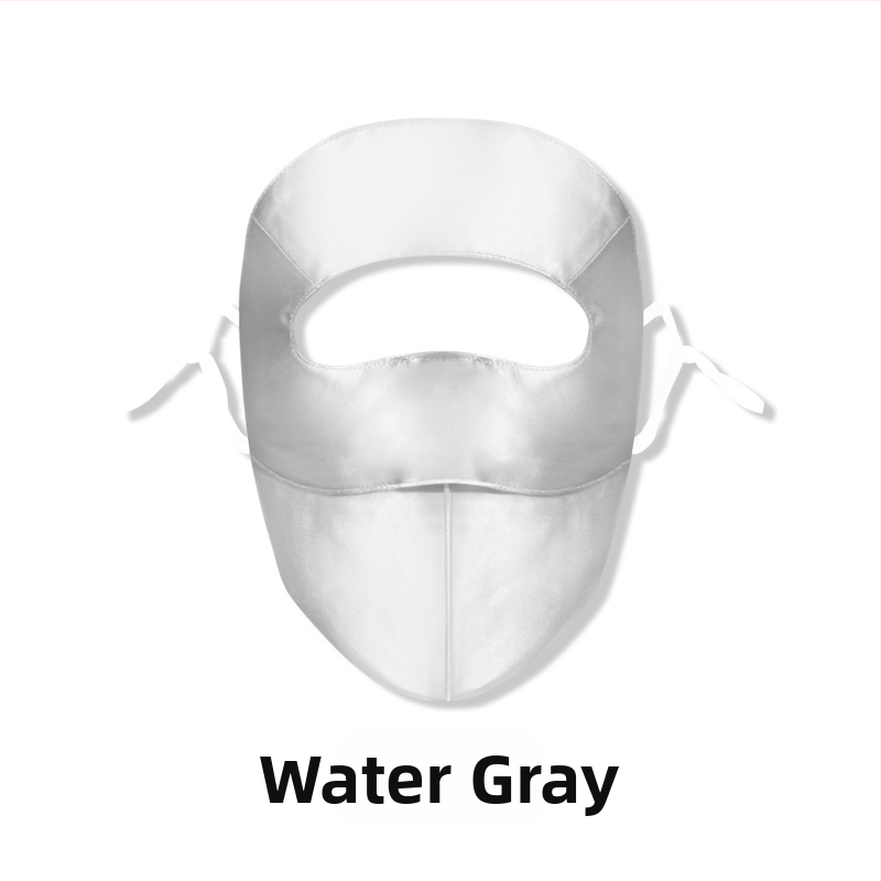 Maska za lice od 100% svile, zaštita od sunca, lagana, 3D dizajn, gradski stil